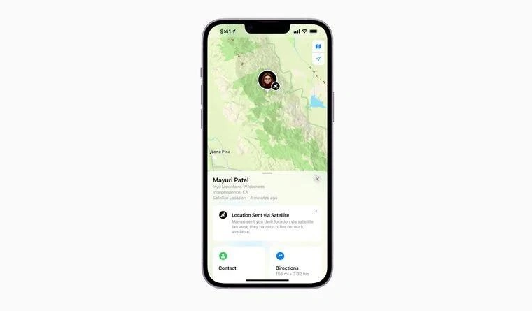 包河苹果14维修分享iPhone14系列中 FindMy功能通过卫星分享位置方法教程 